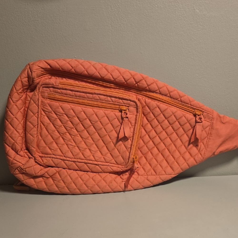 Quilted Pink Sling Bag